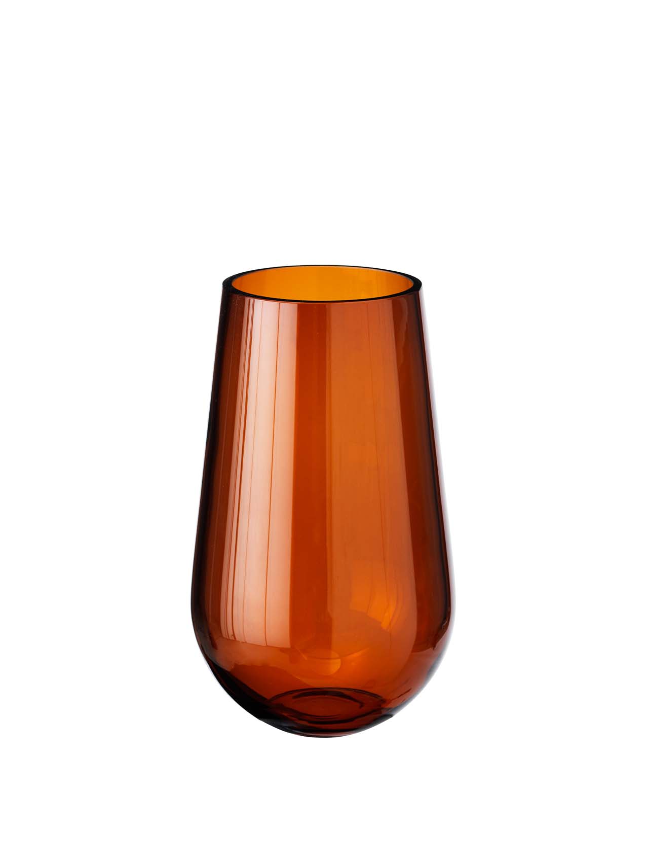 Echasse Vase S, Amber - Glass Part by Audo Copenhagen