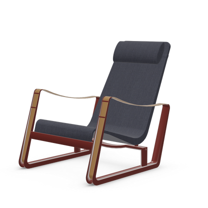 Cite Lounge Chair (Japanese red powder-coated (smooth)) by Vitra