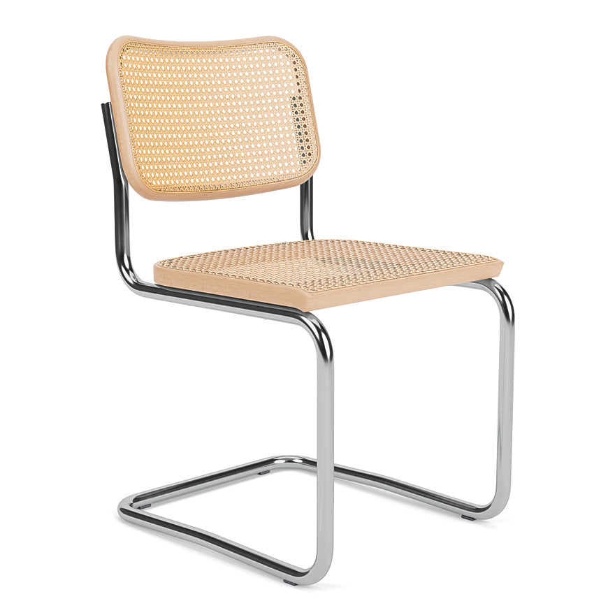 CESCA - Cantilever Vienna straw chair by Knoll #natural beech