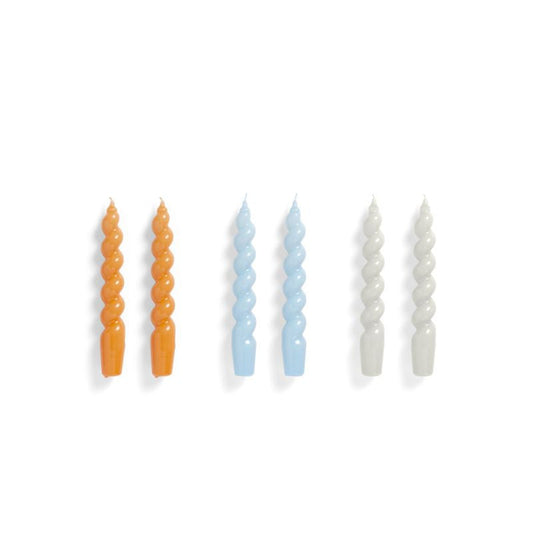 Spiral Candle Set of 6 by HAY