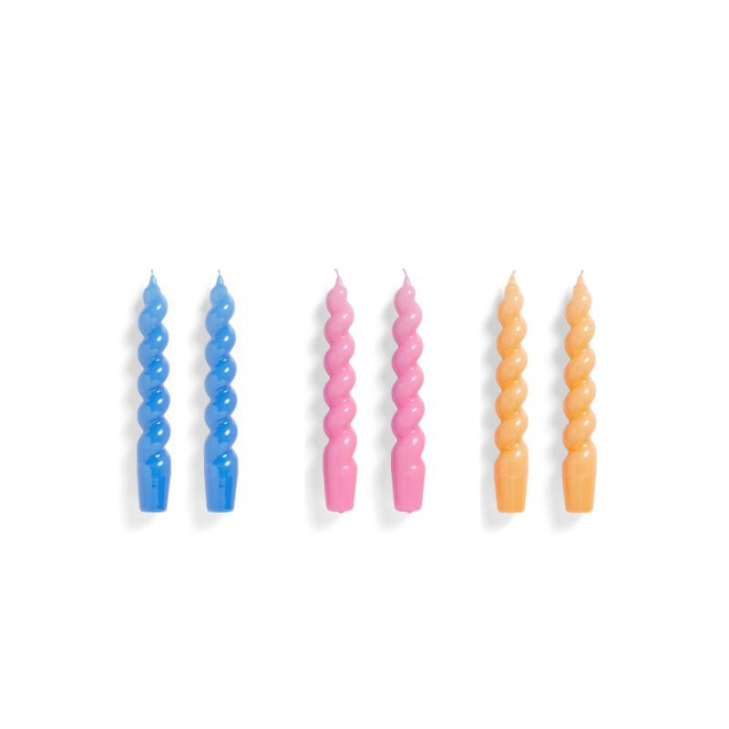 Spiral Candle Set of 6 by HAY