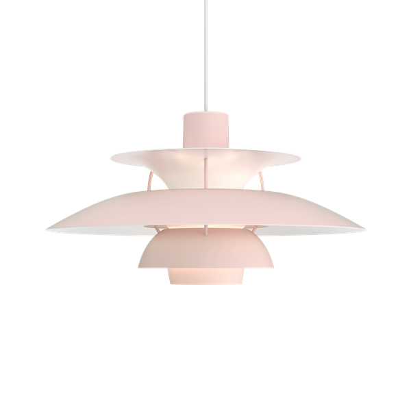 PH 5 Pendant Lamp by Louis Poulsen #Monochrome pale rose