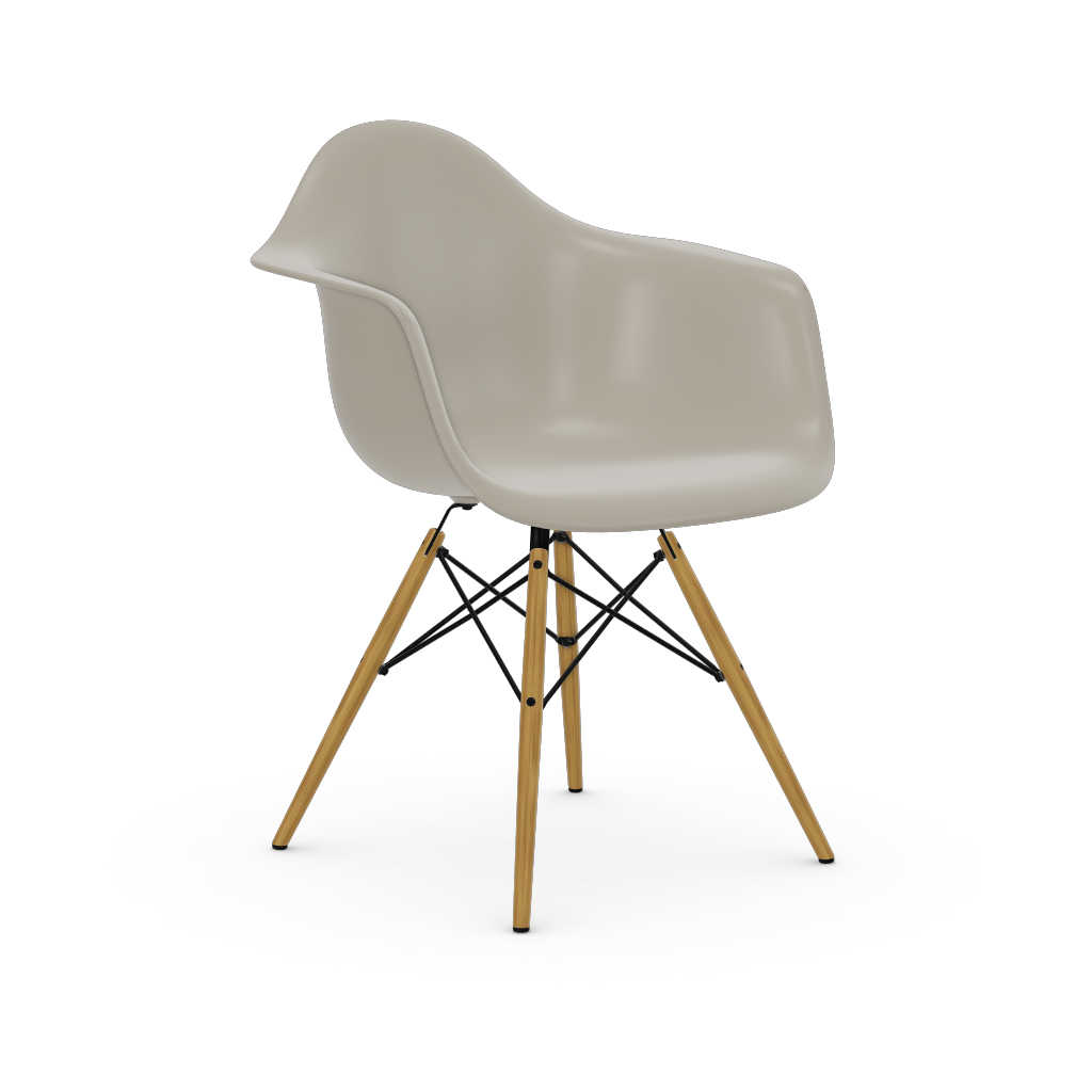 Eames Plastic Armchair DAW (without upholstery) by Vitra