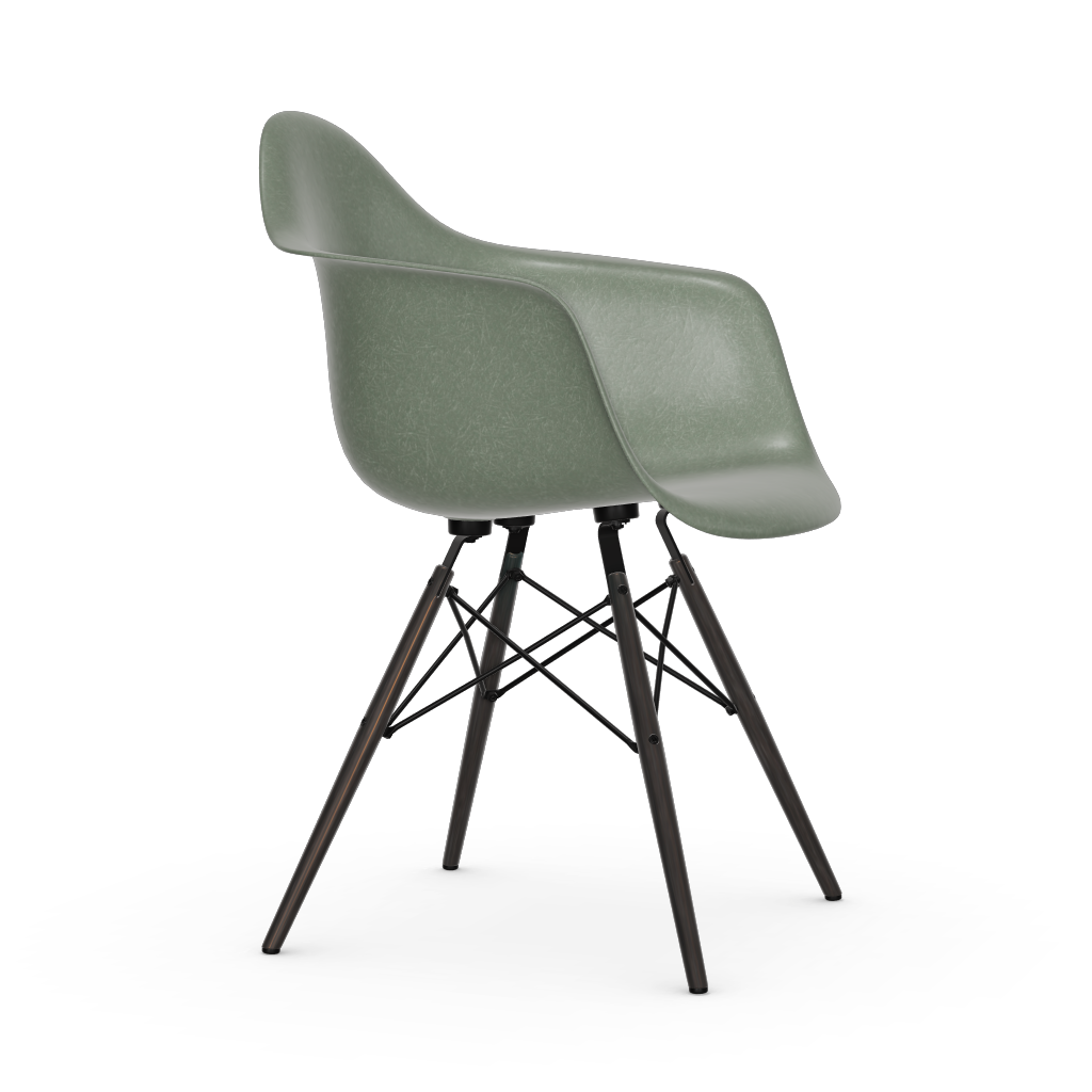 Eames Fiberglass Armchair DAW (without upholstery) by Vitra