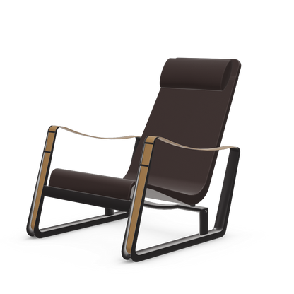 Cite Lounge Chair (deep black powder-coated (smooth)) by Vitra