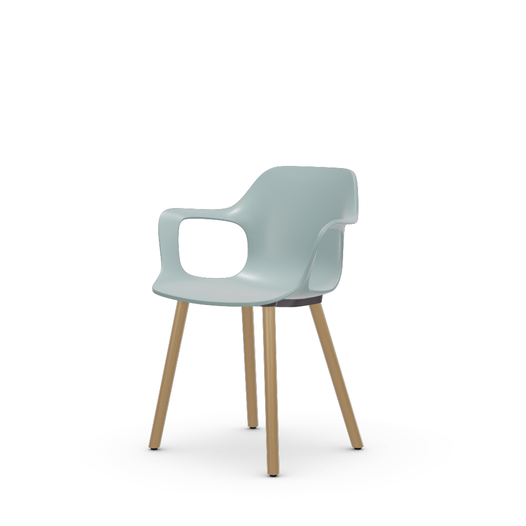 HAL RE Armchair Wood (without seat upholstery) by Vitra