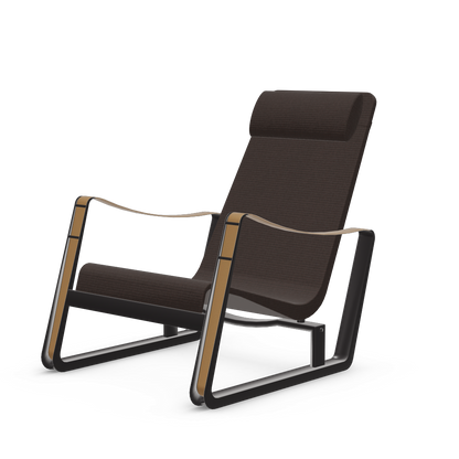 Cite Lounge Chair (deep black powder-coated (smooth)) by Vitra