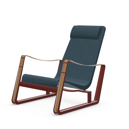 Cite Lounge Chair (Japanese red powder-coated (smooth)) by Vitra