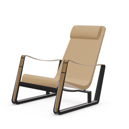 Cite Lounge Chair (deep black powder-coated (smooth)) by Vitra