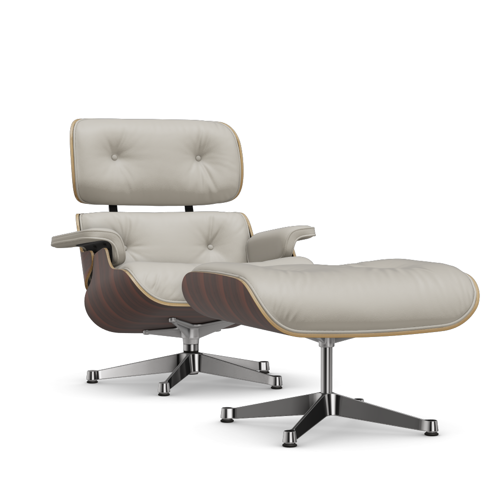 Lounge Chair & Ottoman (classic dimensions) by Vitra