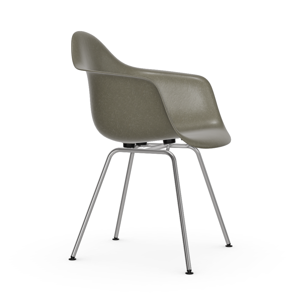 Eames Fiberglass Armchair DAX (without upholstery) by Vitra