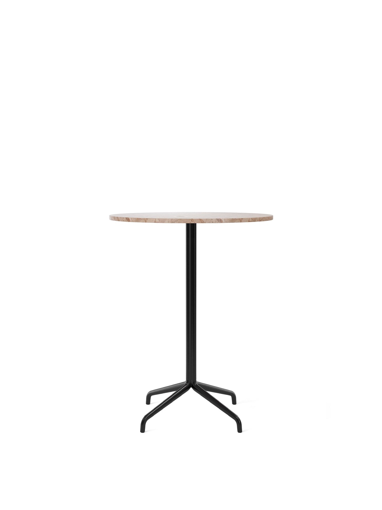Harbour Column Table, Round With Star Base by Audo Copenhagen
