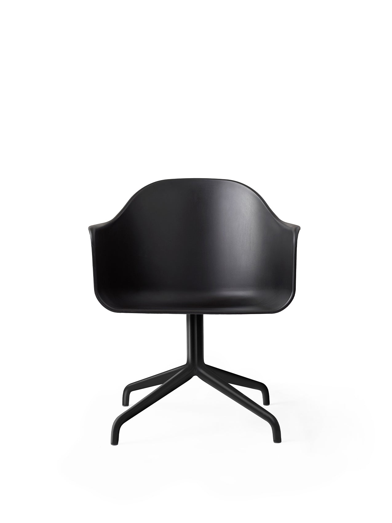 Harbour Dining Chair, Star Base W/Return, Plastic by Audo Copenhagen