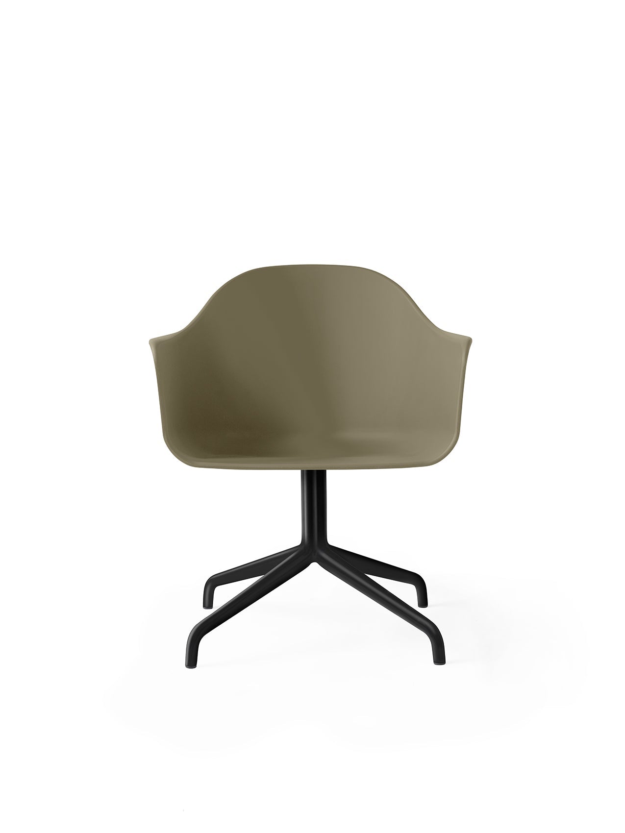 Harbour Dining Chair, Star Base W/Return, Plastic by Audo Copenhagen