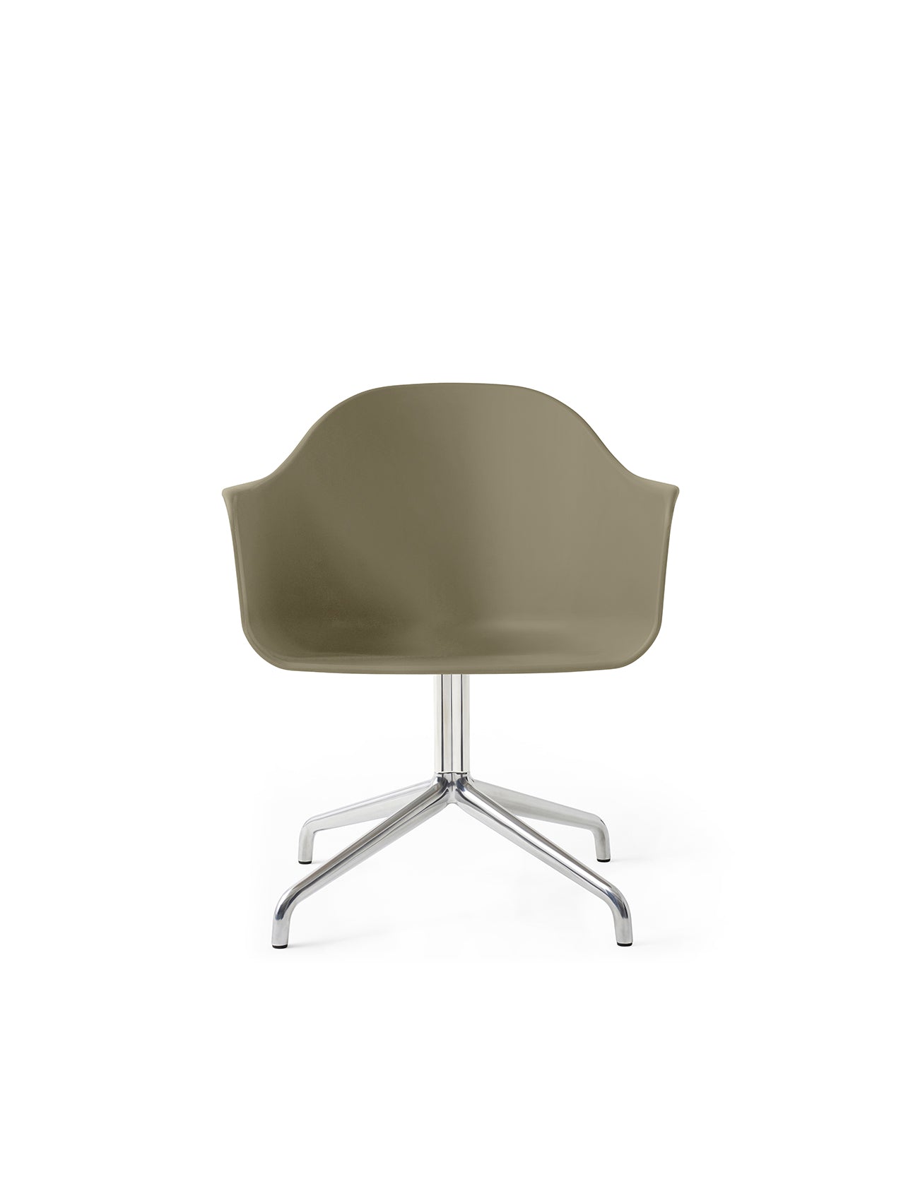 Harbour Dining Chair, Star Base W/Return, Plastic by Audo Copenhagen