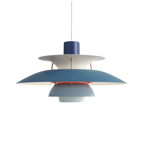 PH 5 Pendant Lamp by Louis Poulsen #Hues of blue