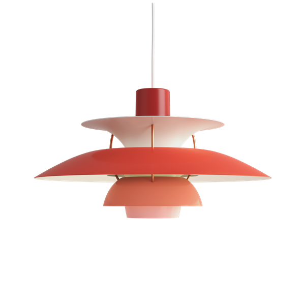 PH 5 Pendant Lamp by Louis Poulsen #Hues of red