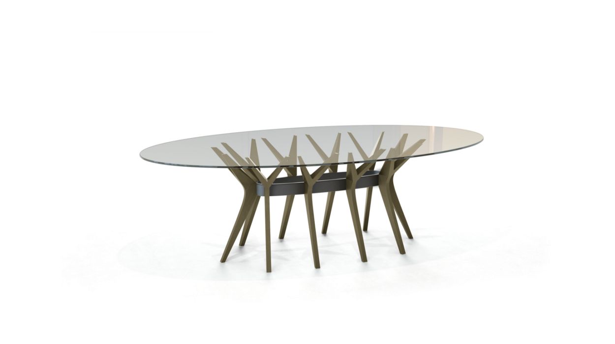 ASTER OVAL DINING TABLE by Roche Bobois