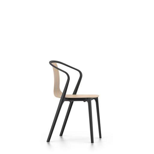 Belleville Armchair Wood by Vitra