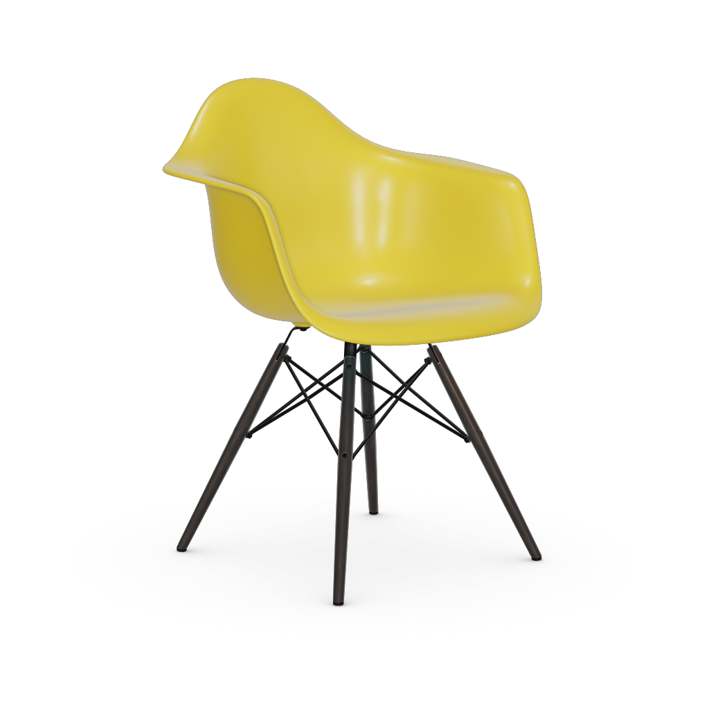 Eames Plastic Armchair DAW (without upholstery) by Vitra