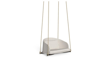 CLEOSOFT-WOOD - Fabric garden hanging chair by Talenti