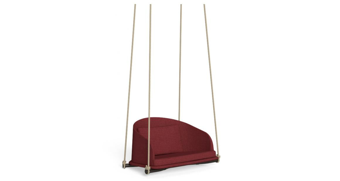 CLEOSOFT-WOOD - Fabric garden hanging chair by Talenti