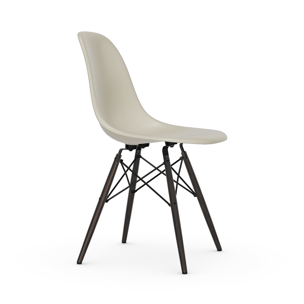 Eames Fiberglass Side Chair DSW (without upholstery) by Vitra