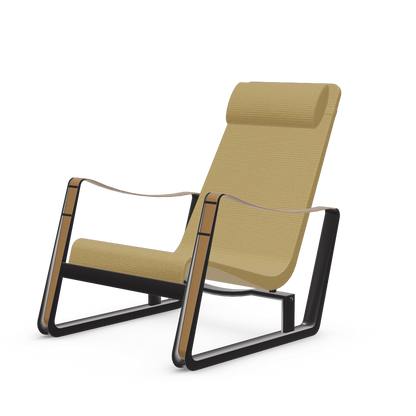 Cite Lounge Chair (deep black powder-coated (smooth)) by Vitra