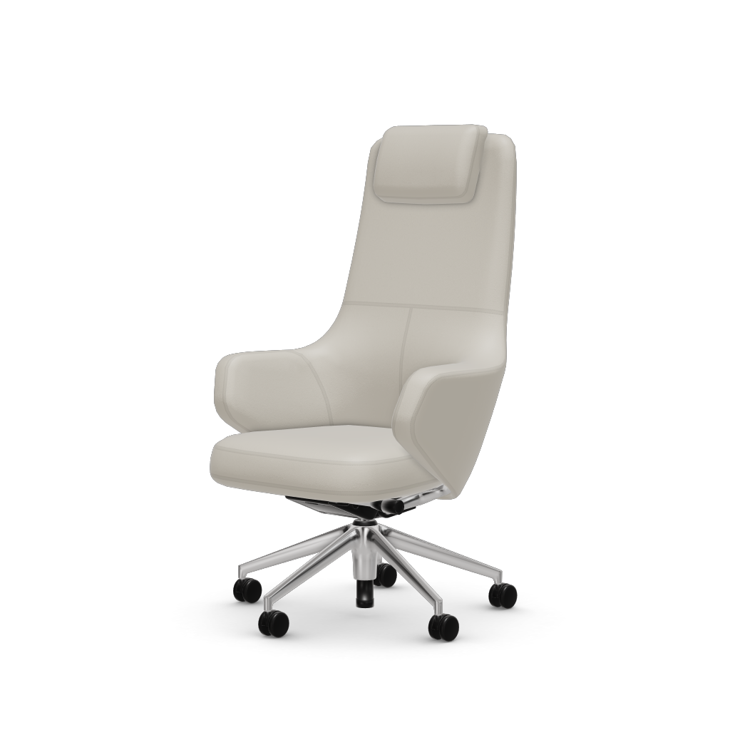 Grand Executive Highback by Vitra #Leather Premium F/snow