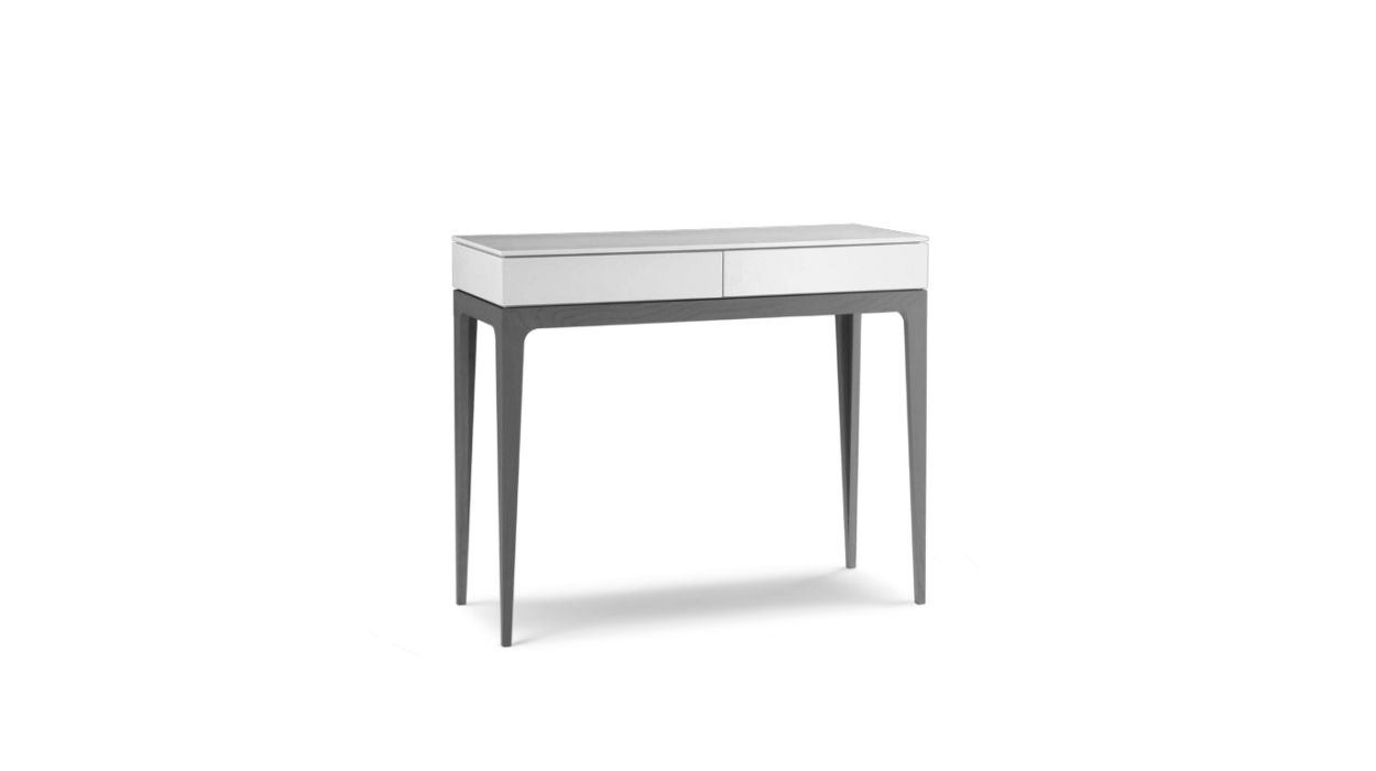 Devom Console Table by Roche Bobois #Matte Lacquer/White