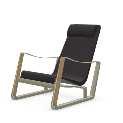 Cite Lounge Chair (Prouve Gris Vermeer powder-coated (smooth)) by Vitra