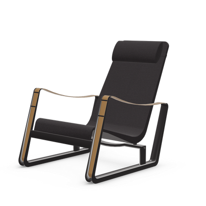 Cite Lounge Chair (deep black powder-coated (smooth)) by Vitra