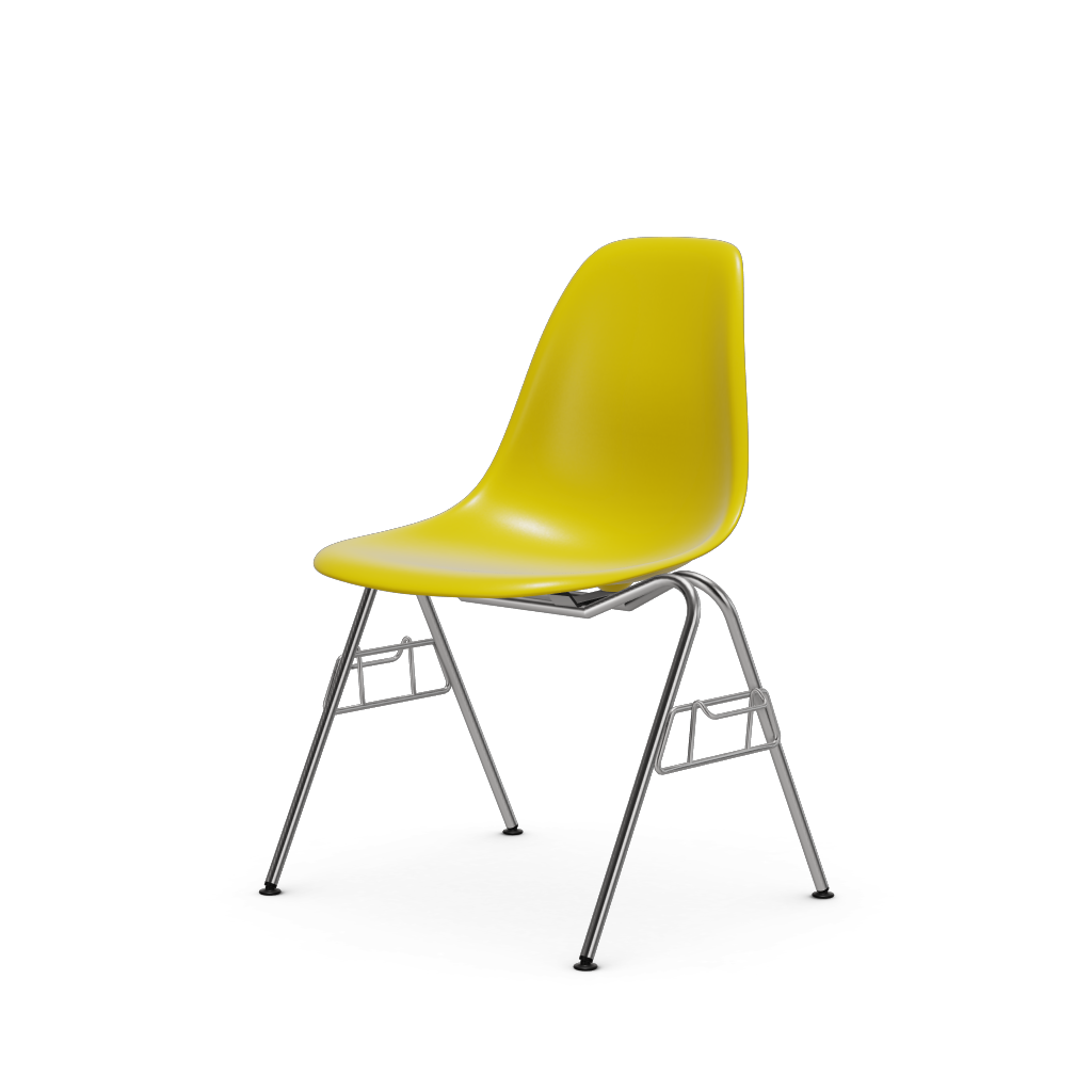 Eames Plastic Side Chair DSS (without upholstery) by Vitra