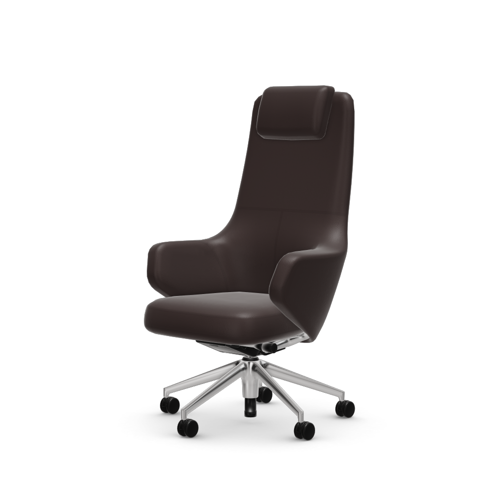 Grand Executive Highback by Vitra #Leather Premium F/plum