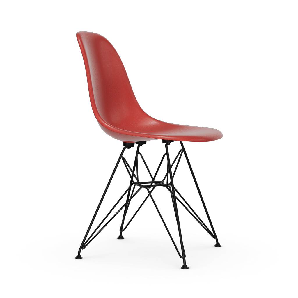 Eames Fiberglass Side Chair DSR (without upholstery) by Vitra