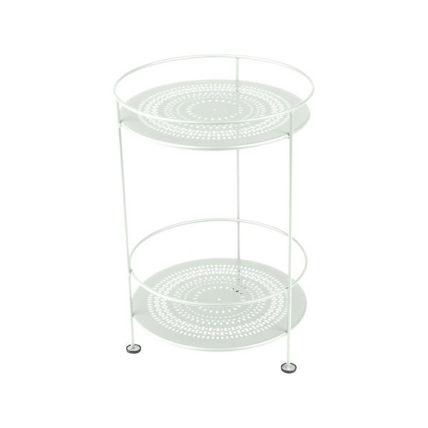 Guinguette Side Table With Perforated Double Top by Fermob #ICE MINT
