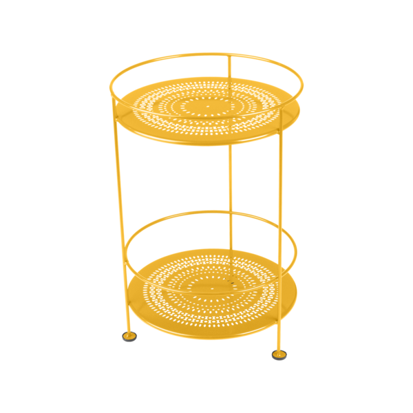 Guinguette Side Table With Perforated Double Top by Fermob #HONEY