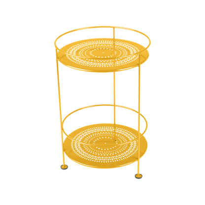 Guinguette Side Table With Perforated Double Top by Fermob #HONEY
