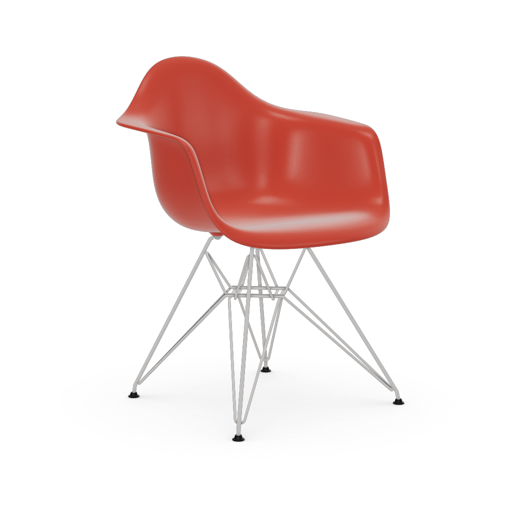 Eames Plastic Armchair DAR (without upholstery) by Vitra