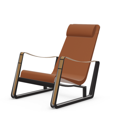 Cite Lounge Chair (deep black powder-coated (smooth)) by Vitra