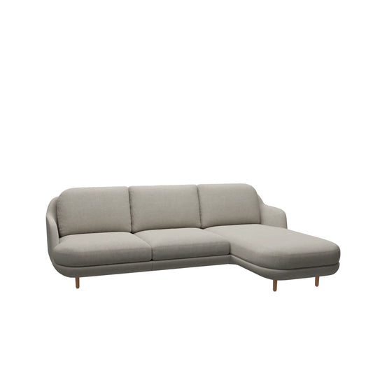 Lune™ - JH302, 3-seater w. chaiselounge by Fritz Hansen