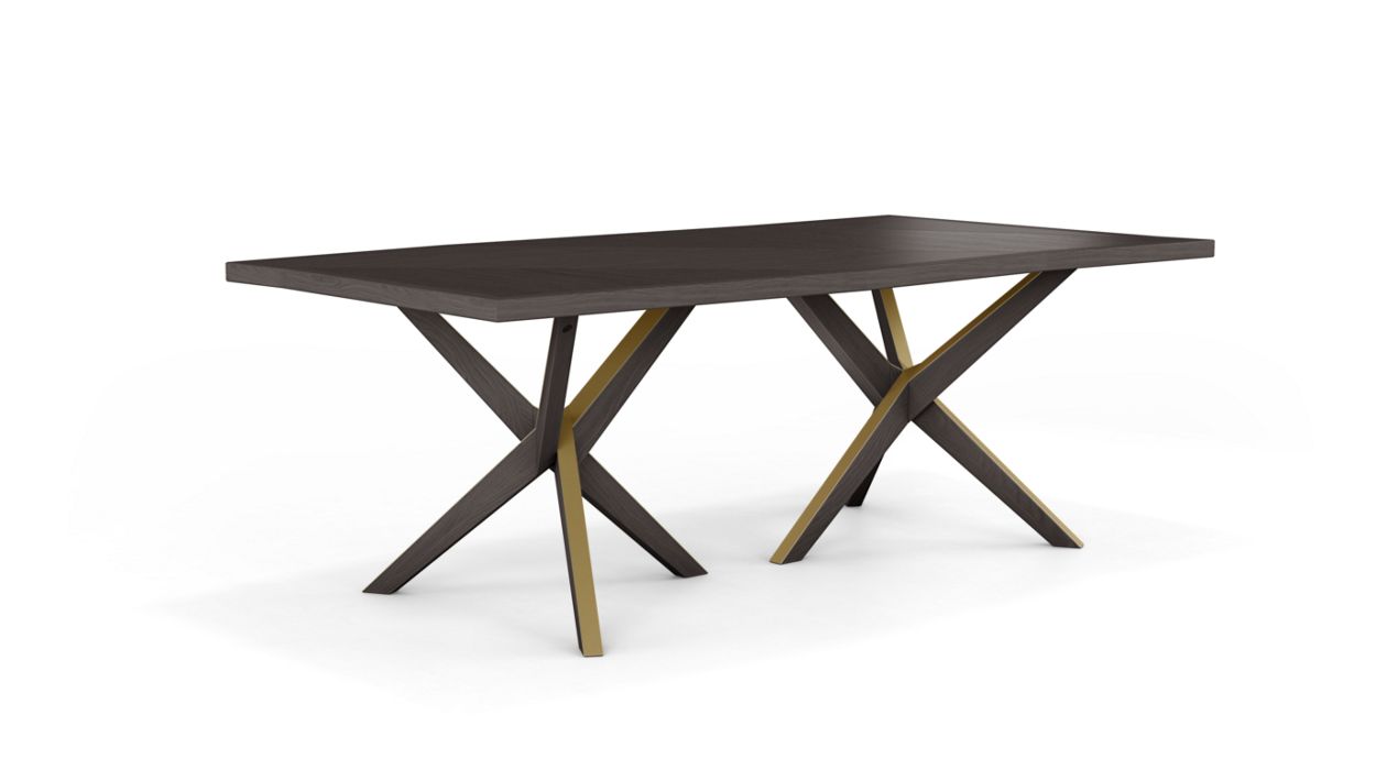 JANE DINING TABLE + BRASS by Roche Bobois
