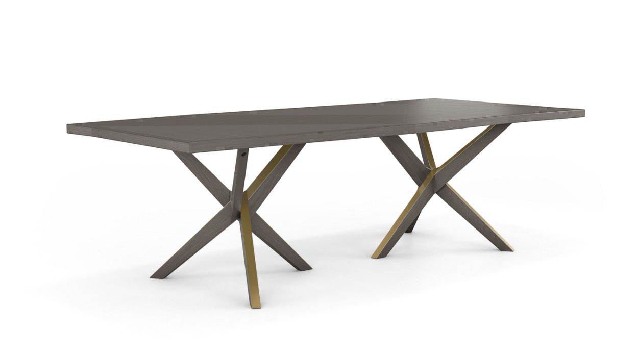 JANE DINING TABLE + BRASS by Roche Bobois