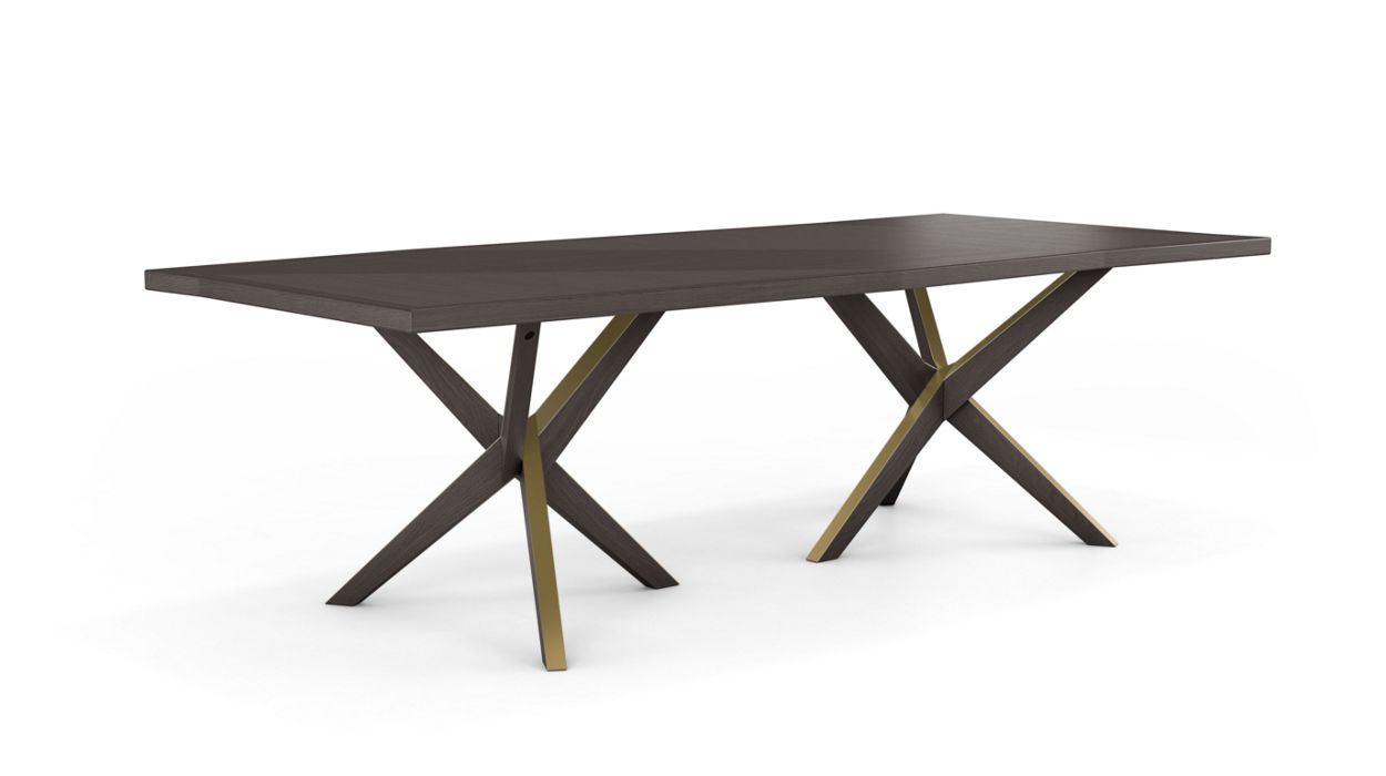 JANE DINING TABLE + BRASS by Roche Bobois