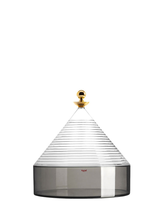 Trullo Centerpiece by Kartell #CRYSTAL/FUME