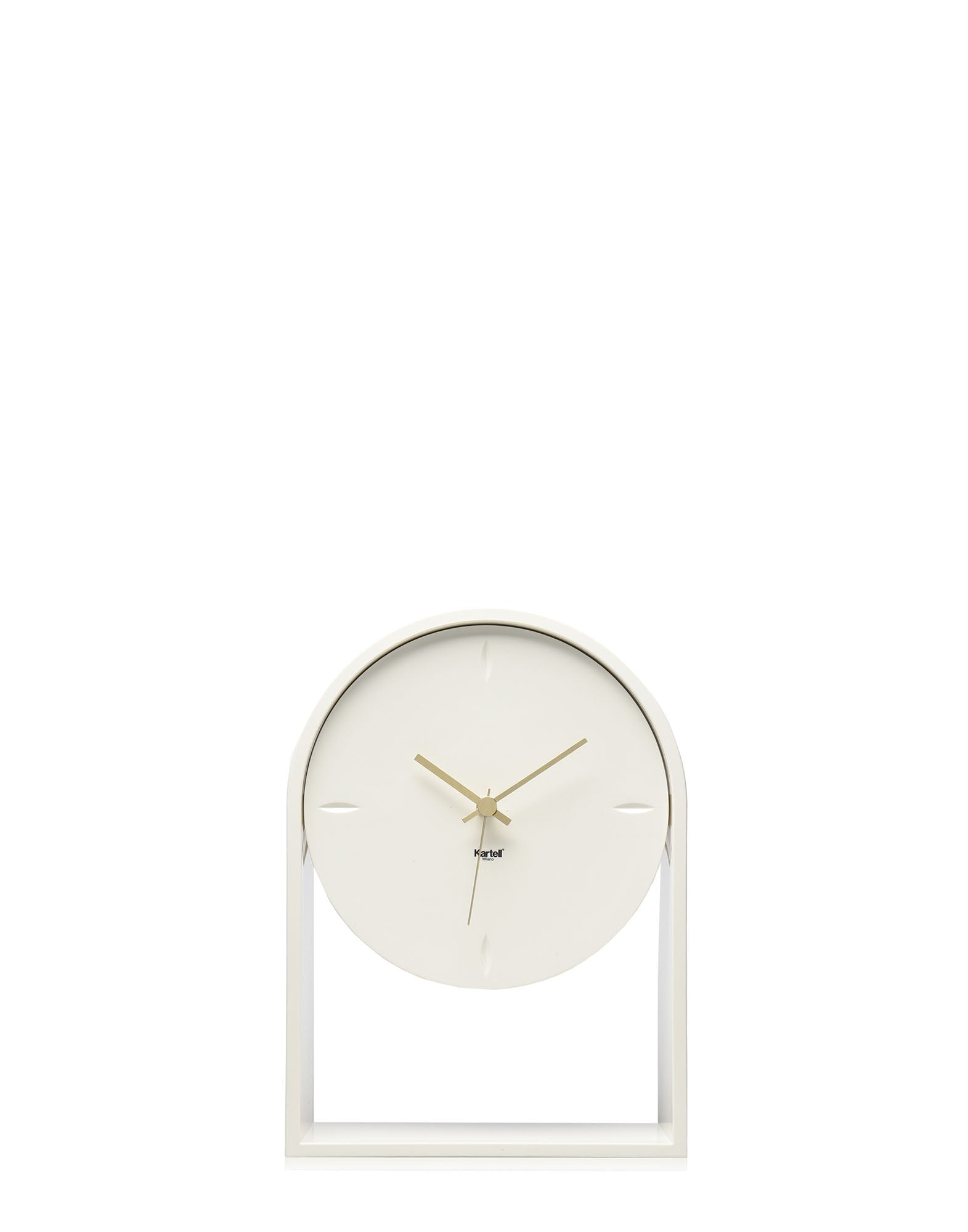 Air Du Temps Table Clock by Kartell #WHITE