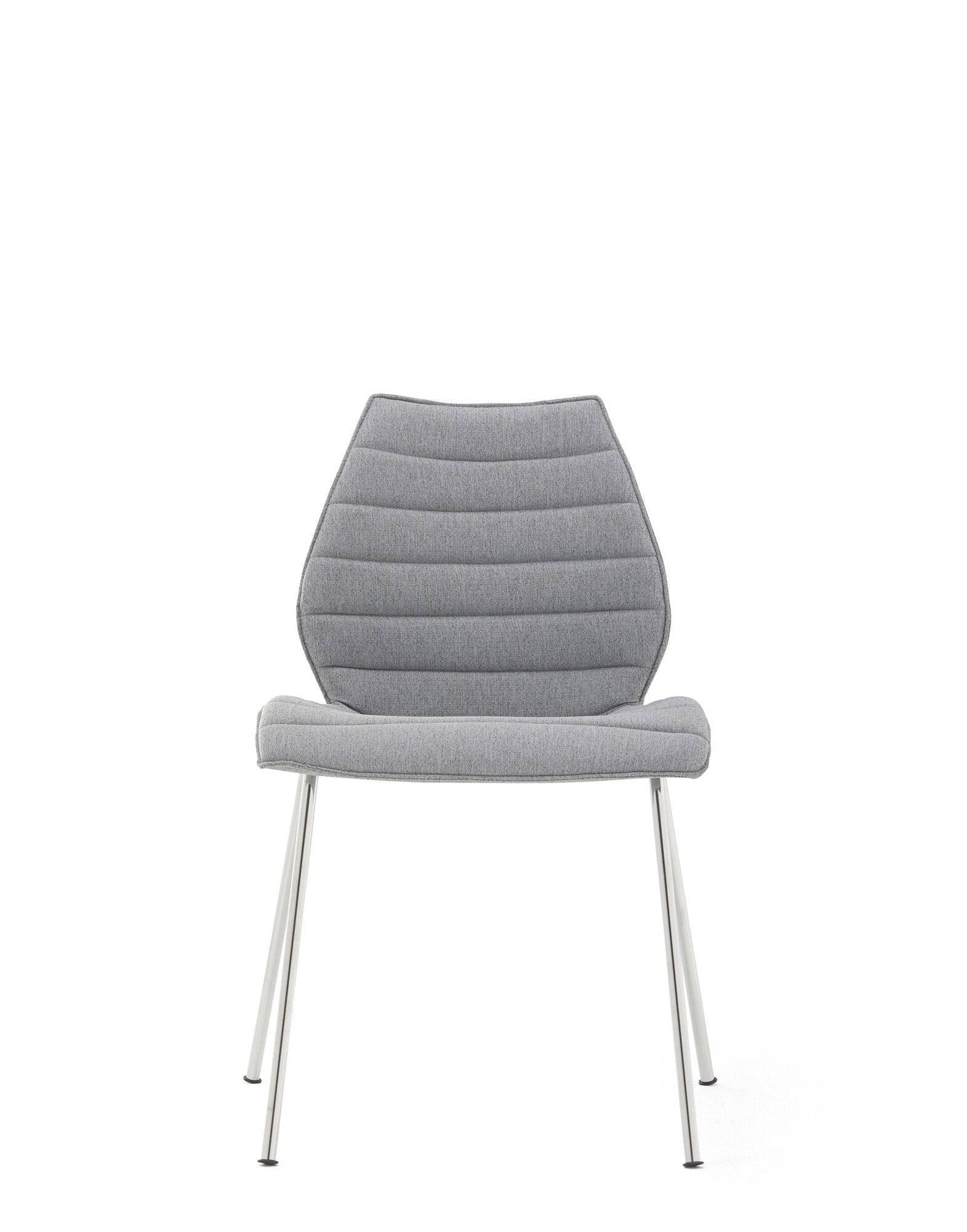 Maui Soft Chair by Kartell #NOMA/Grey/CHROME STEEL