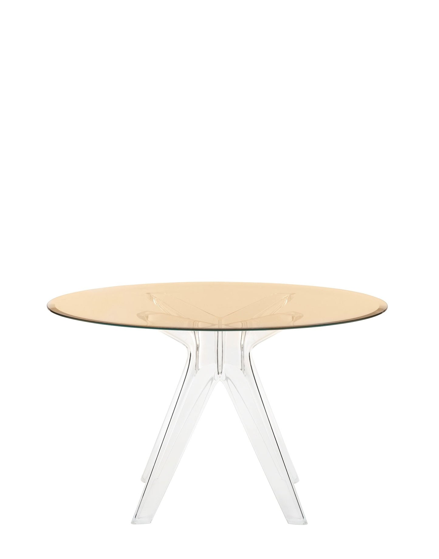 Sir Gio Round Table by Kartell #BRONZE/TRANSPARENT/