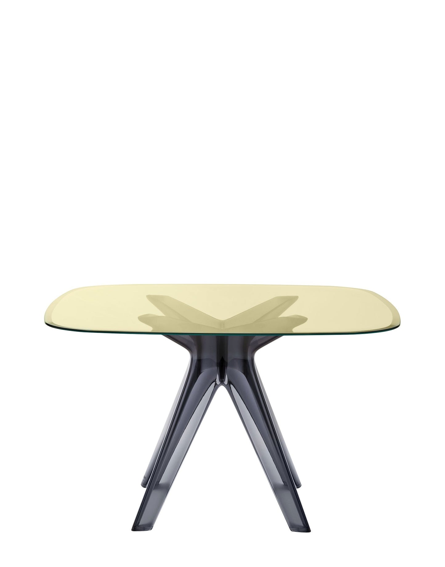 Sir Gio Square Table by Kartell #YELLOW/FUME/