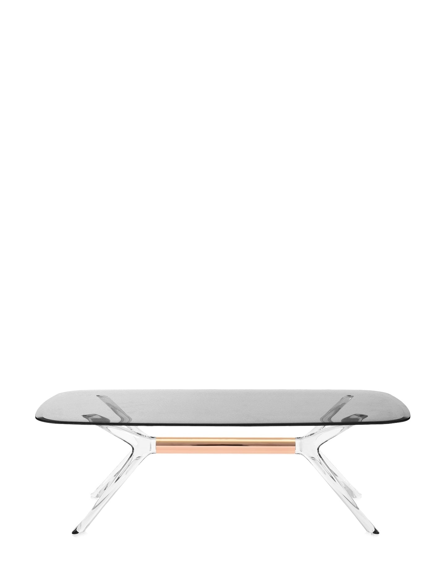 Blast Rectangular Coffee Table by Kartell #GREY/CRYSTAL BRONZE DETAIL/